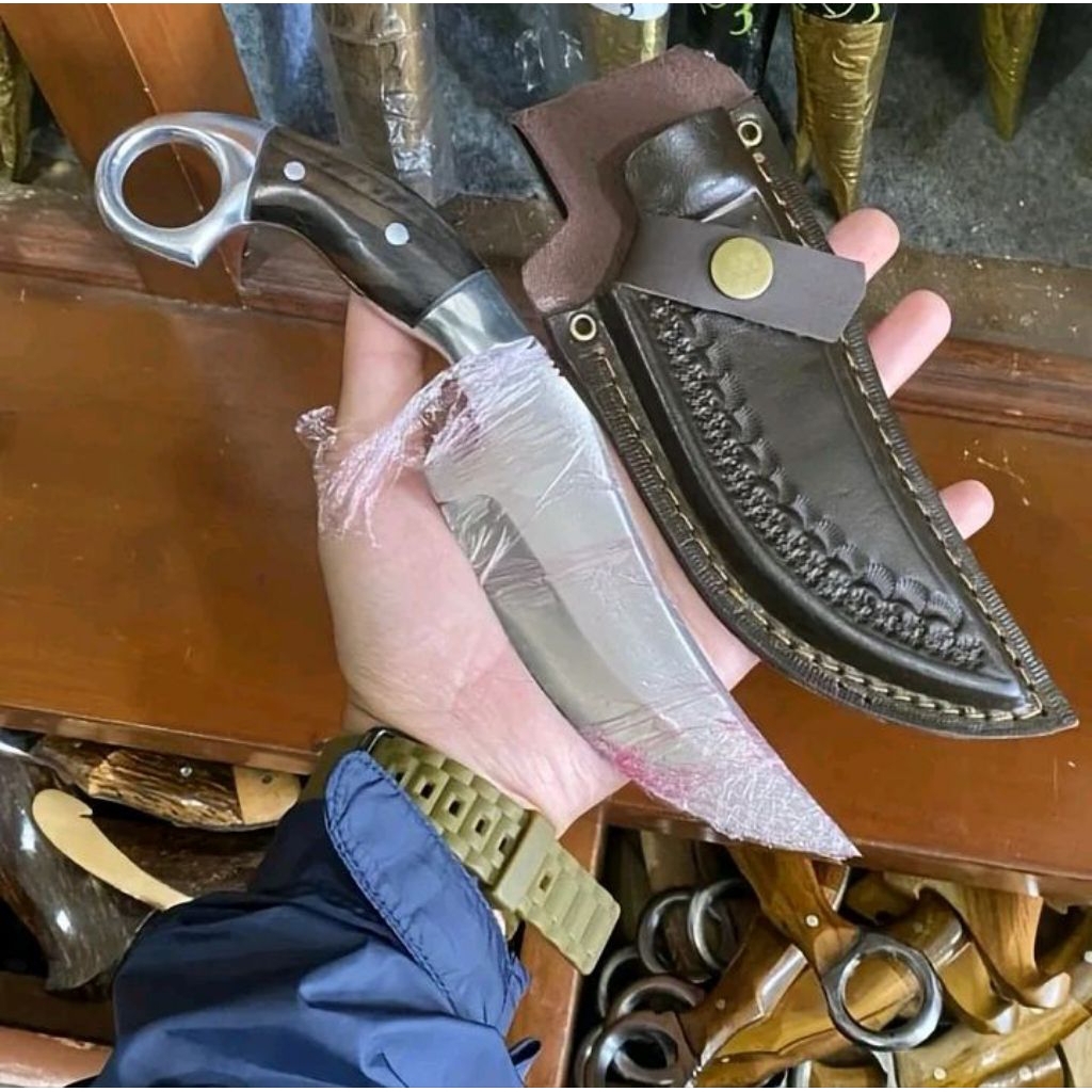 pisau daging untuk seset kulit maupun daging baja hss multifungsi
