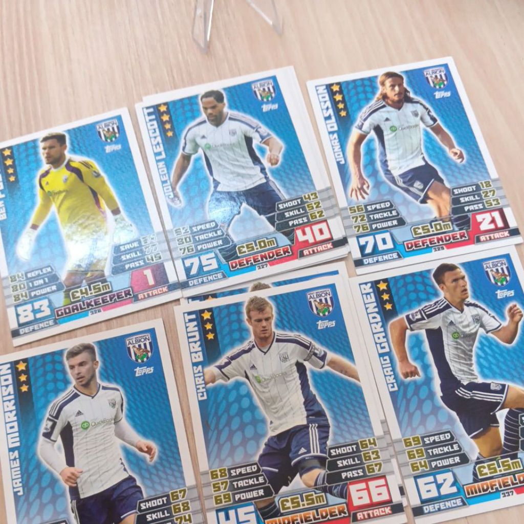 kartu bola match attax epl 2014/2015 West Brom