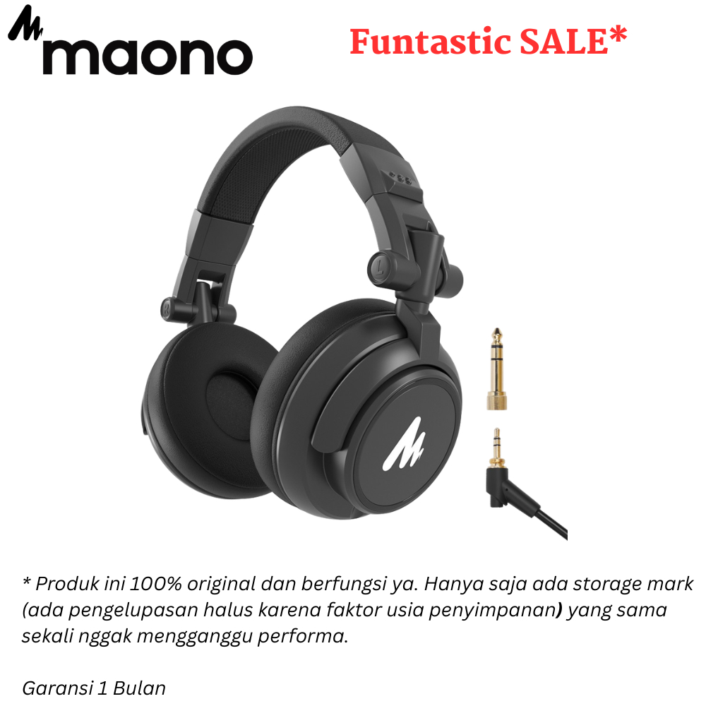 MAONO Pro Studio Monitoring Headphone / Headset AU-MH601