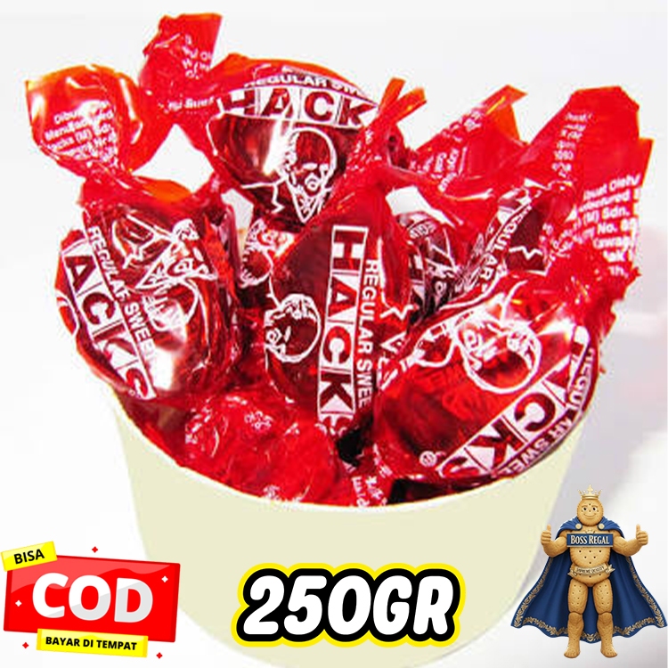 HACKS Permen Gula Pelega Tenggorokan 250gr Original Permen Hack Asli Malaysia