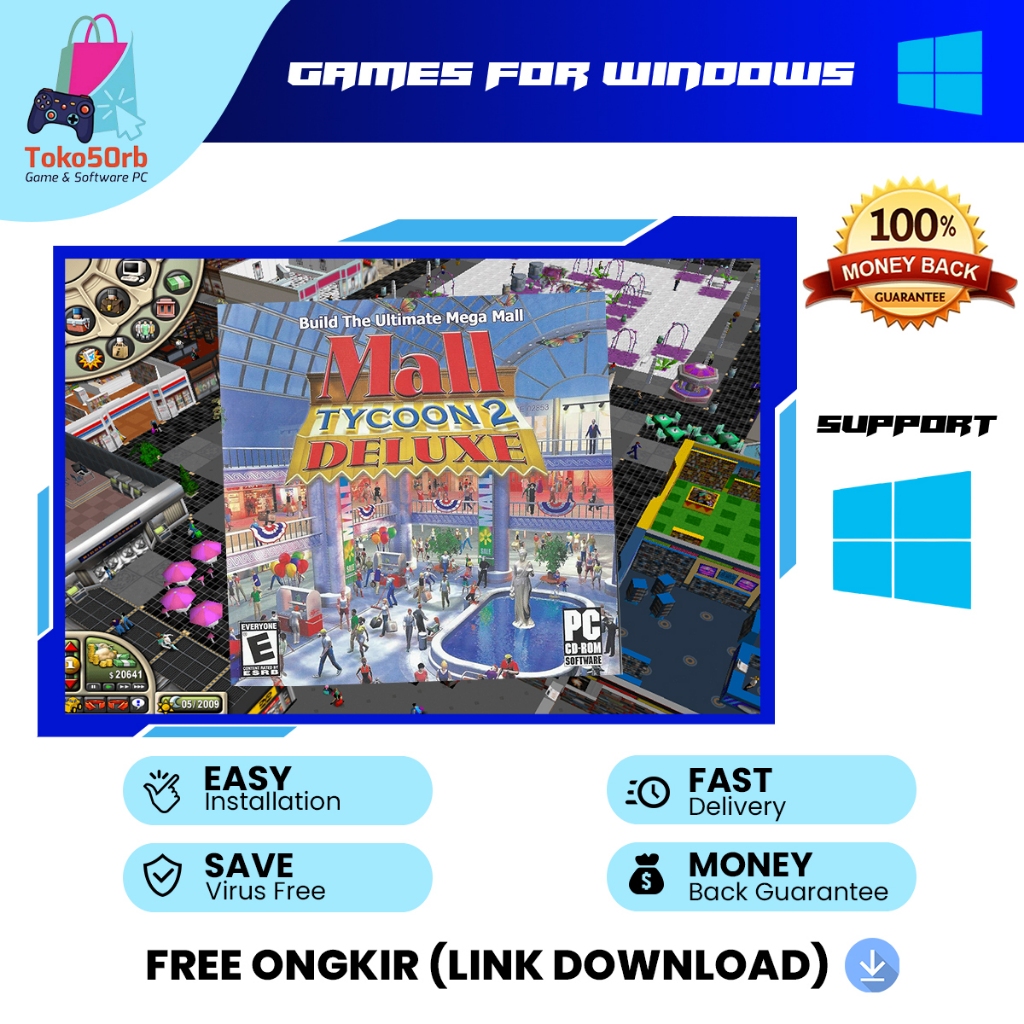 Mall Tycoon 2 Deluxe Game PC Full Version