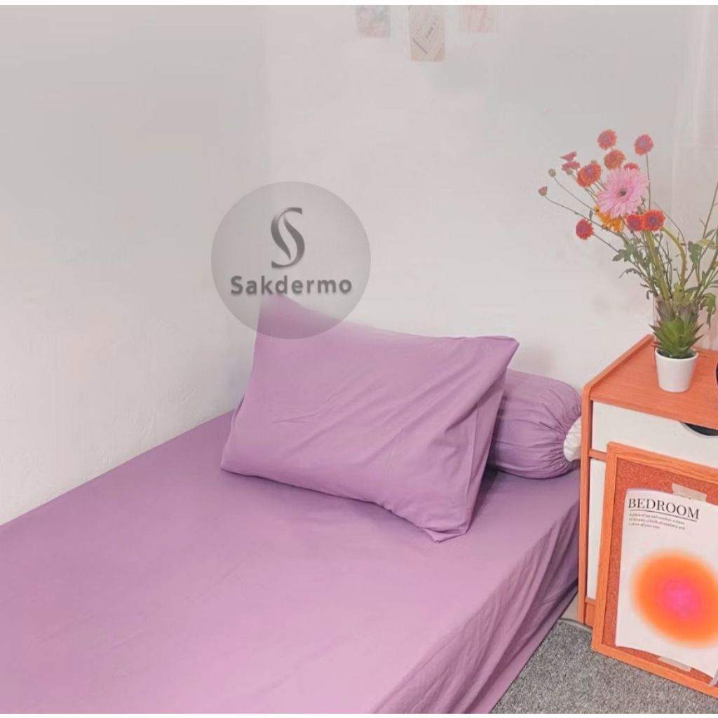 SPREI POLOS ESTETIK UKURAN SINGLE/ SPREI POLOS HOEL UKURAN SINGLE/ SPREI MOTIF POLOS HALUS ESTETIK