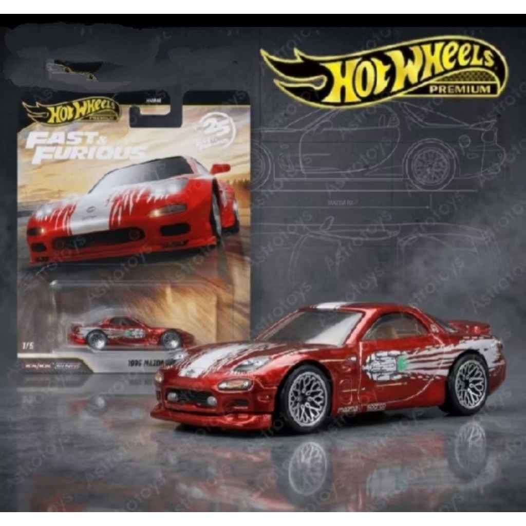 Hotwheels Fast and furious Mazda Rx7 chase loose