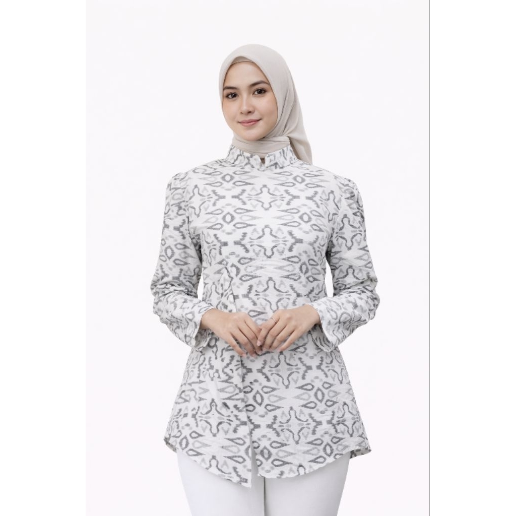 Blus Batik Wanita Lengan Panjang. Blazer Batik Wanita, Batik Wanita, Blazer Batik