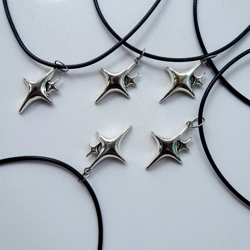 kalung bintang y2k//kalung bintang galaxy//kalung bintang pria wanita//kalung bintang termurah//neck