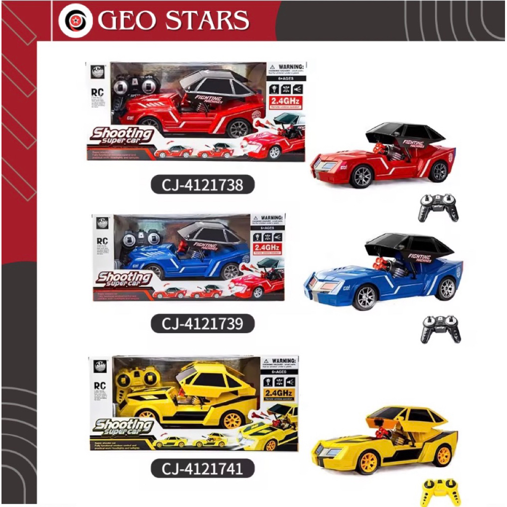 Mainan Mobil Remote Control (RC) Shooting Car - Bumblebee Edition Super Jumbo