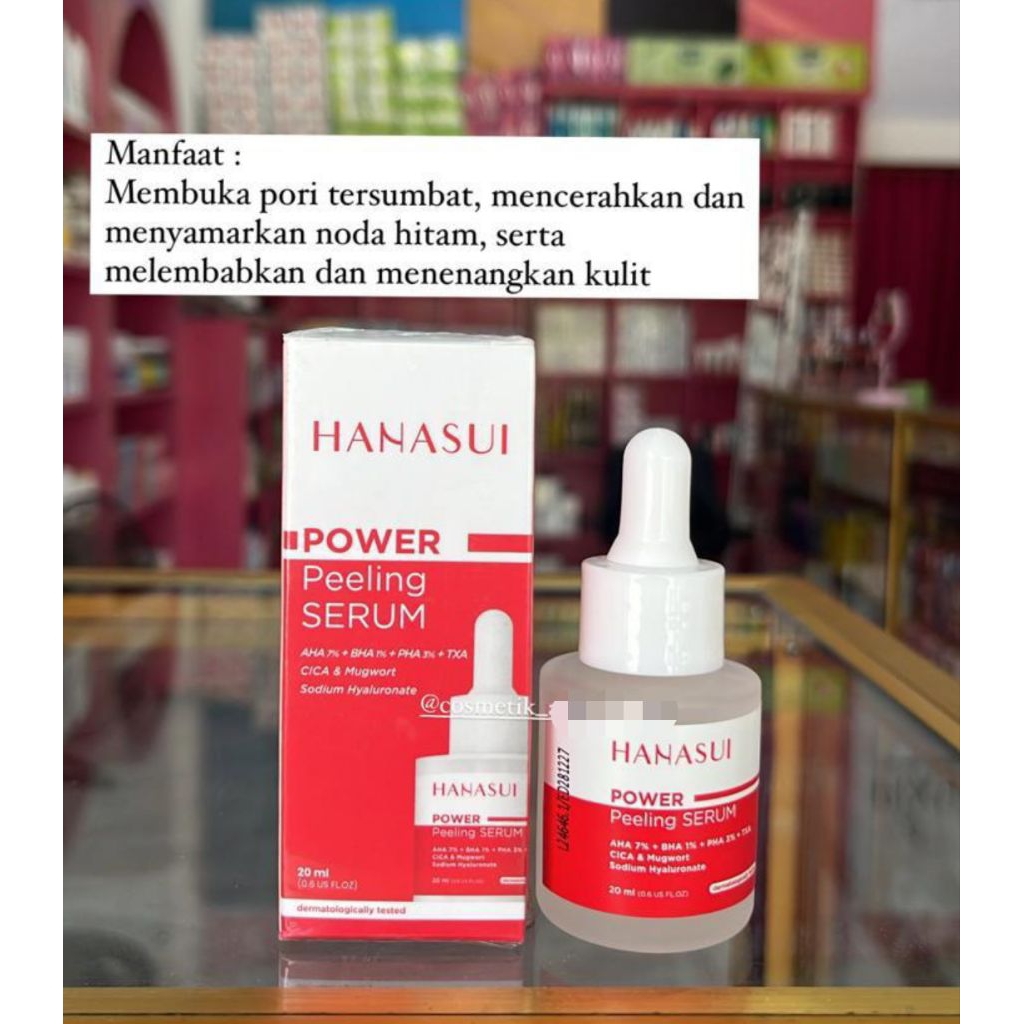 serum hanasui || hanasui power peeling serum