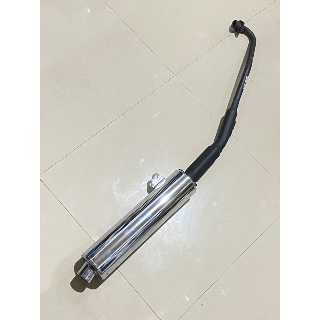 Muffler knalpot MUFFLER EXHAUST KNALPOT supra x 125 batman original baru AHM 18300 KVL N00