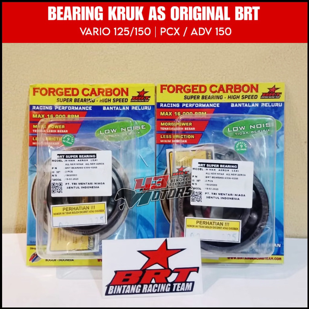 BEARING KRUK AS BRT SUPER BEARING BRT VARIO PCX ADV 125 / 150
