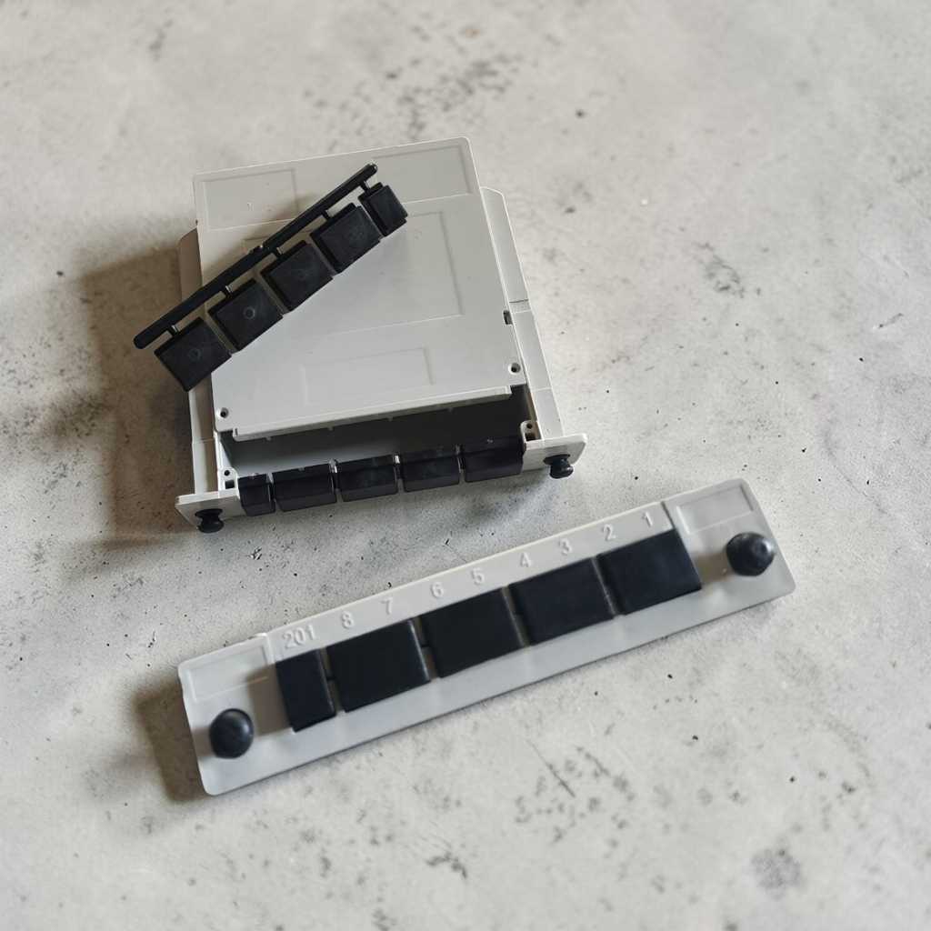 Dummy Splitter PLC SC UPC / APC – Knop Tutup Splitter Box Fiber Optic ODP ODC Dust Cap Adapter