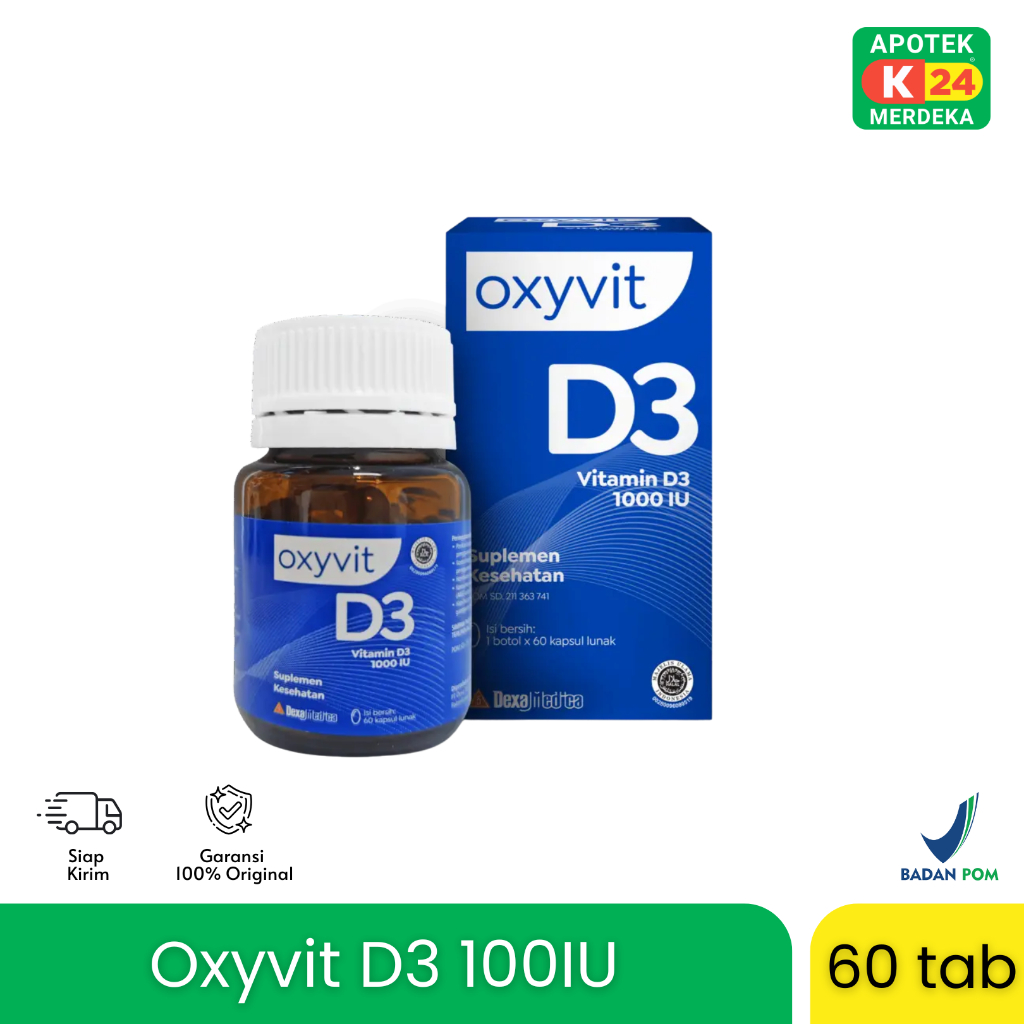 OXYVIT D3 1000 IU (BOX/60 SOFTGEL)