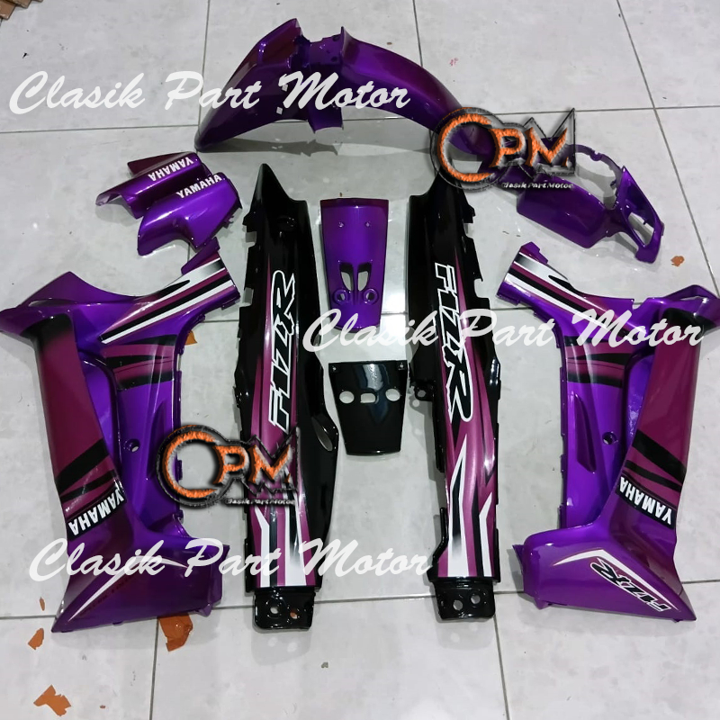 Full set Body Fizr Halus Ungu Terong