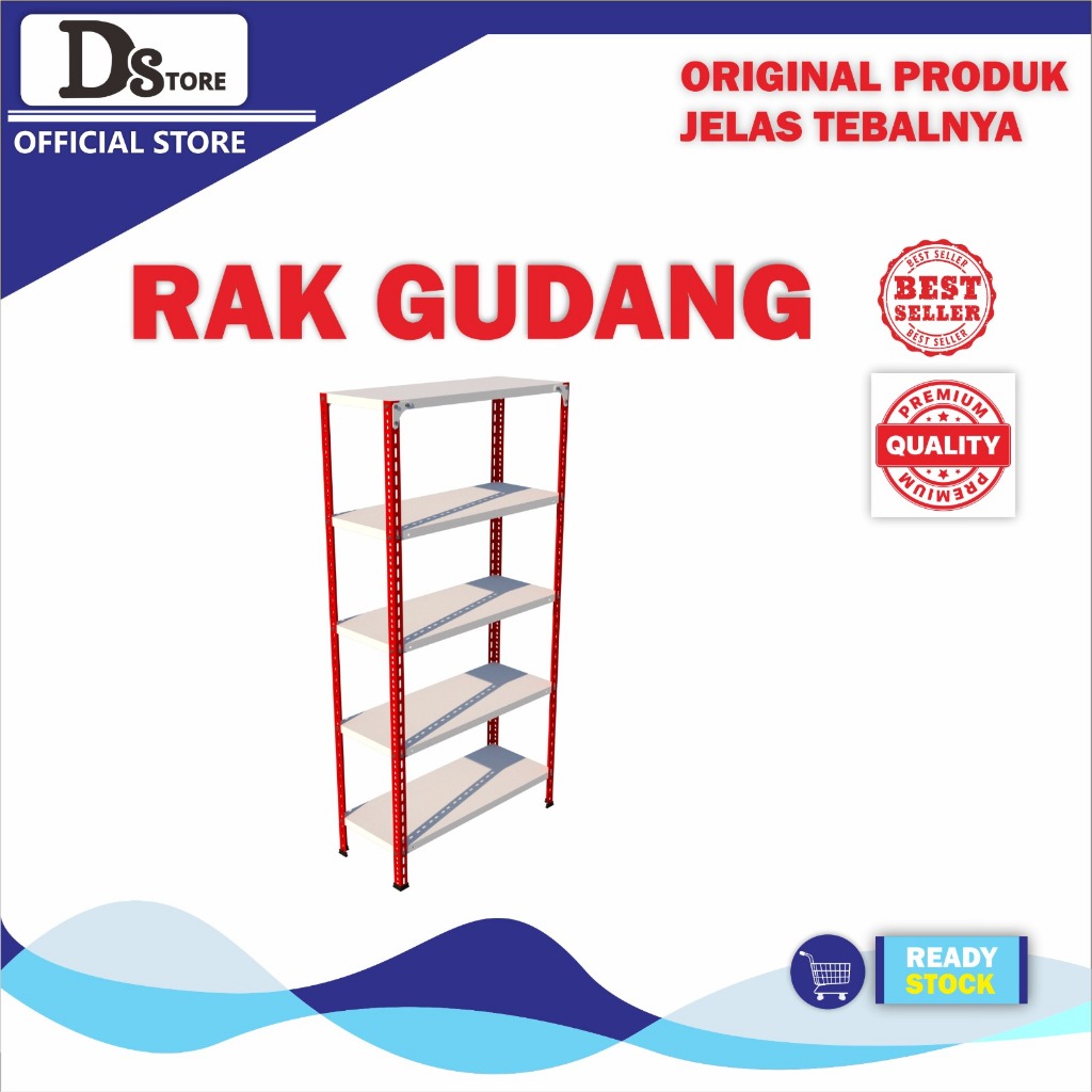 Rak Besi Siku Serbaguna susun 5