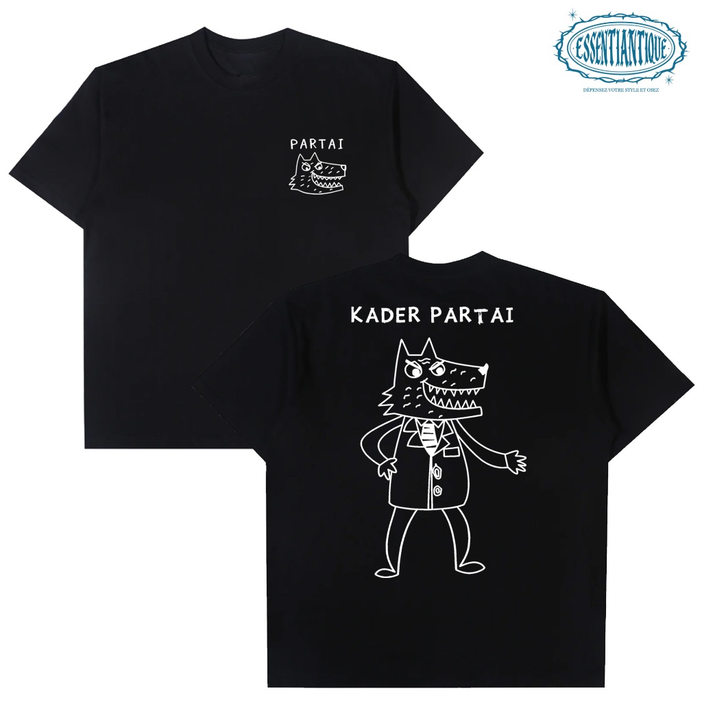 Kaos Iksan Skuter "Kader Partai" desain kualitas bahan katun combed unisex - 197