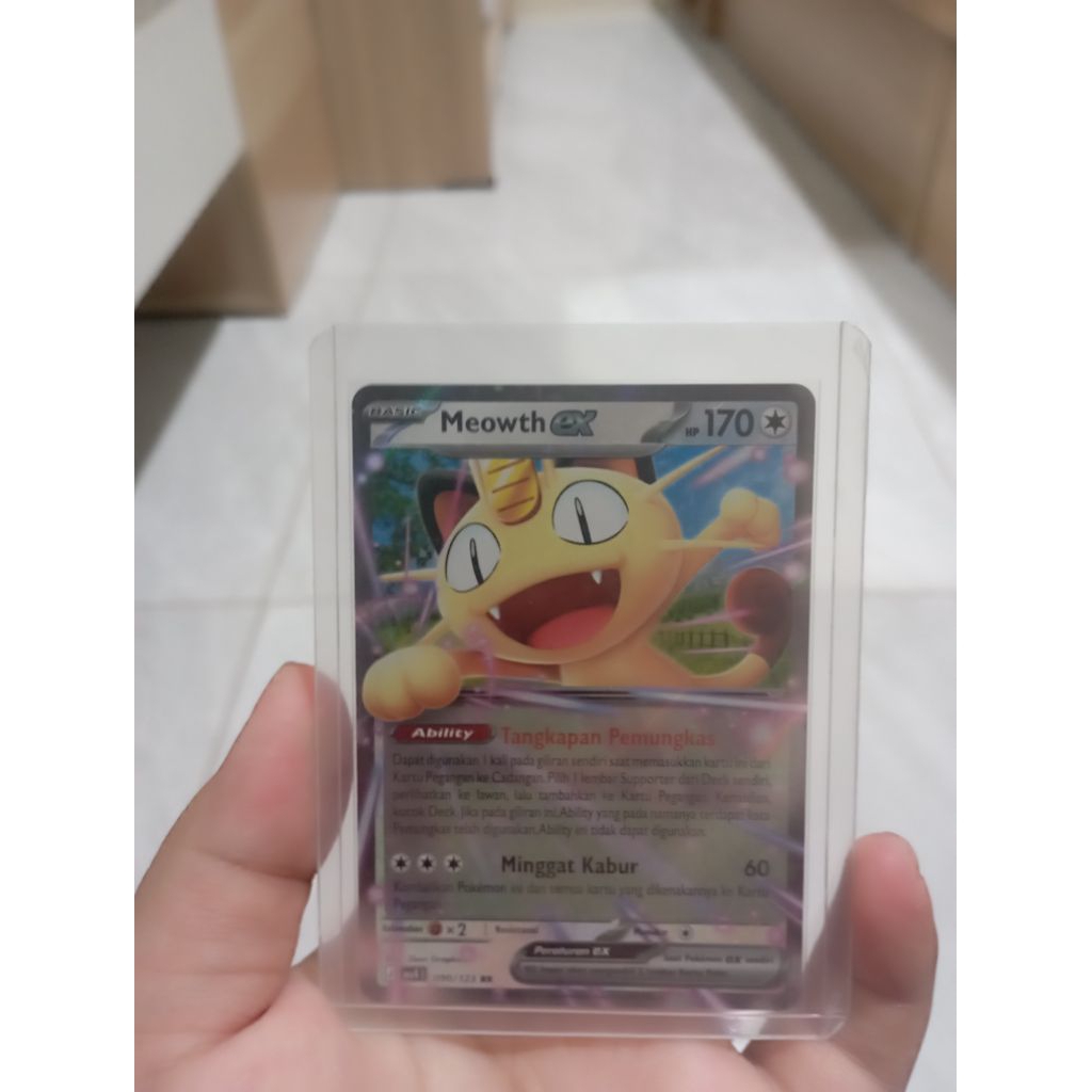 Kartu Pokemon Meowth EX RR