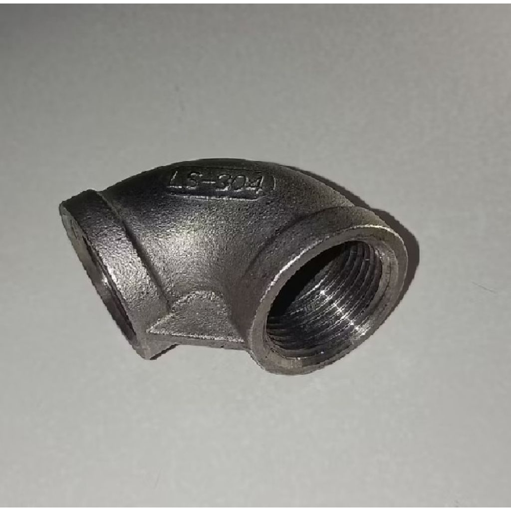 Elbow Sock stainless 304 dart 1½"inch/Elbow sambungan pipa drat dalem