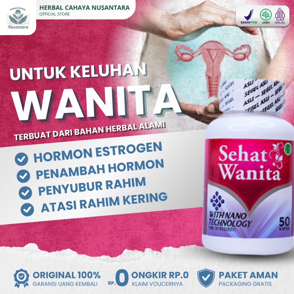 Obat Meningkatkan Hormon Estrogen Penambah Hormon Wanita Penyubur Rahim Kering Menahun Sehat Wanita