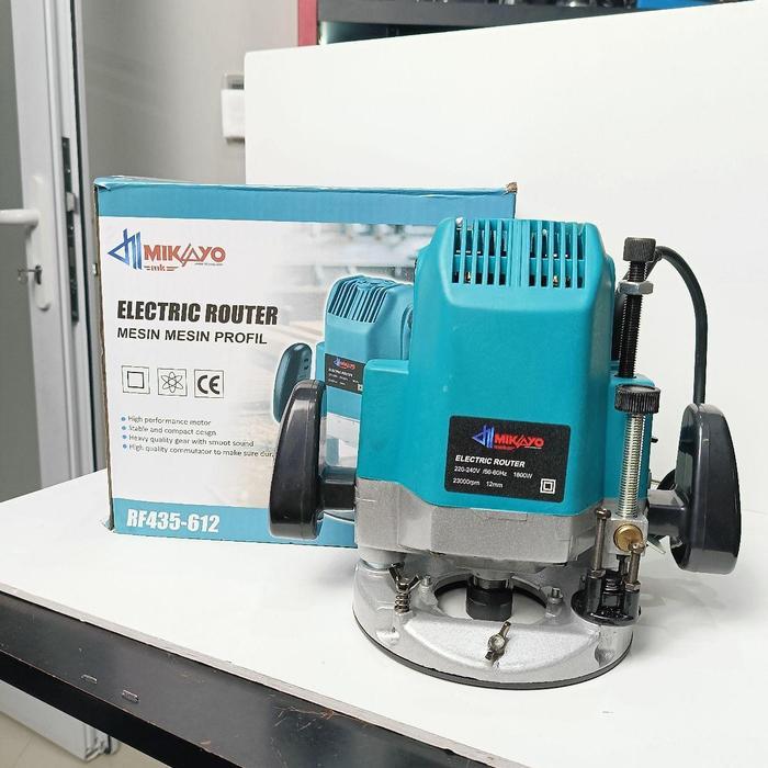 Mesin Profil Kayu Besar Wood Router 12mm Mesin Router Dongcheng DMR03-12