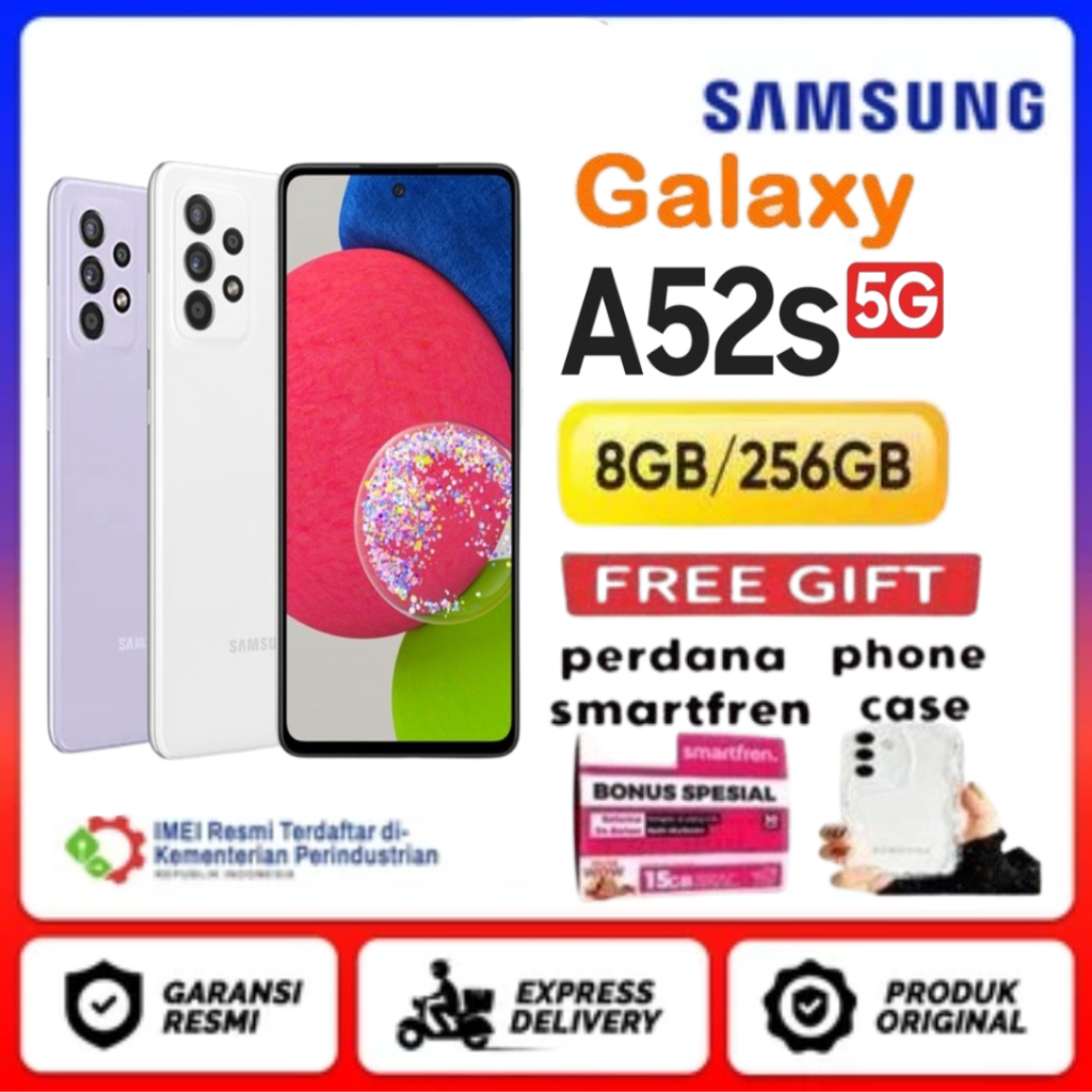 Samsung Galaxy A52s 5G 8GB/256GB | Samsung Galaxy A52s 5G 8GB/128GB - Garansi Resmi