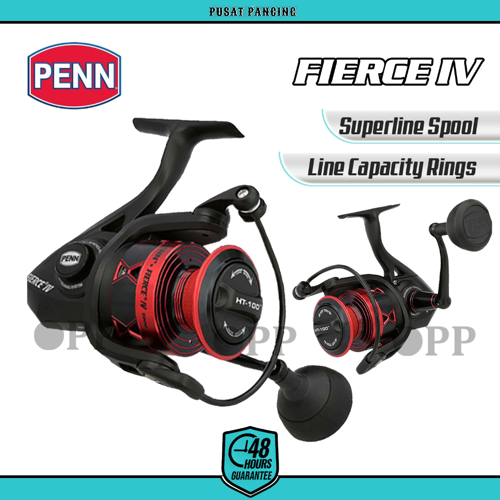 PUSATPANCING5 - Reel Pancing Spinning Penn Fierce IV 1000 - 8000 3+1BB Full Metal Body Power Handle 