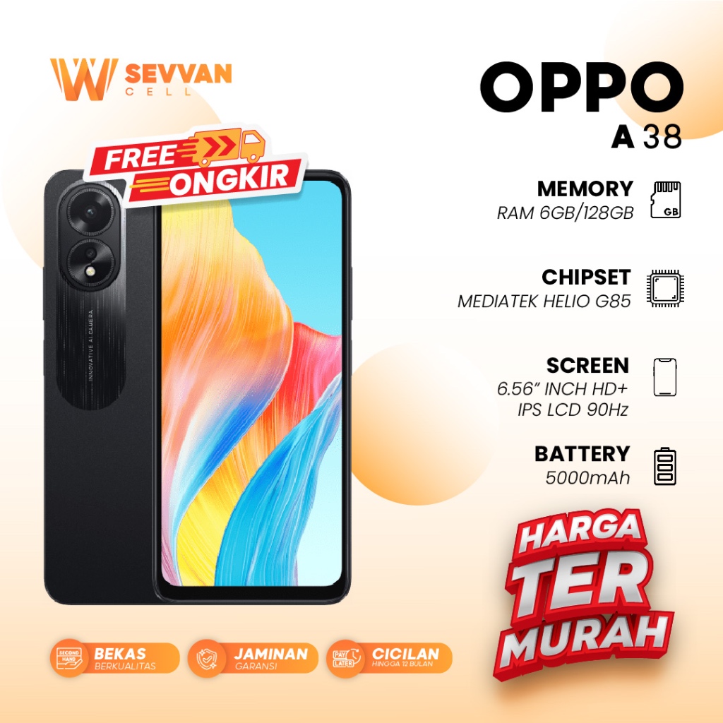 Headphone Oppo A38 Ram 6 128GB