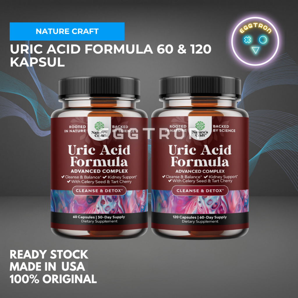 Nature Craft Uric Acid Formula support asam urat celery seed kidney cleanse ginjal nature's natures