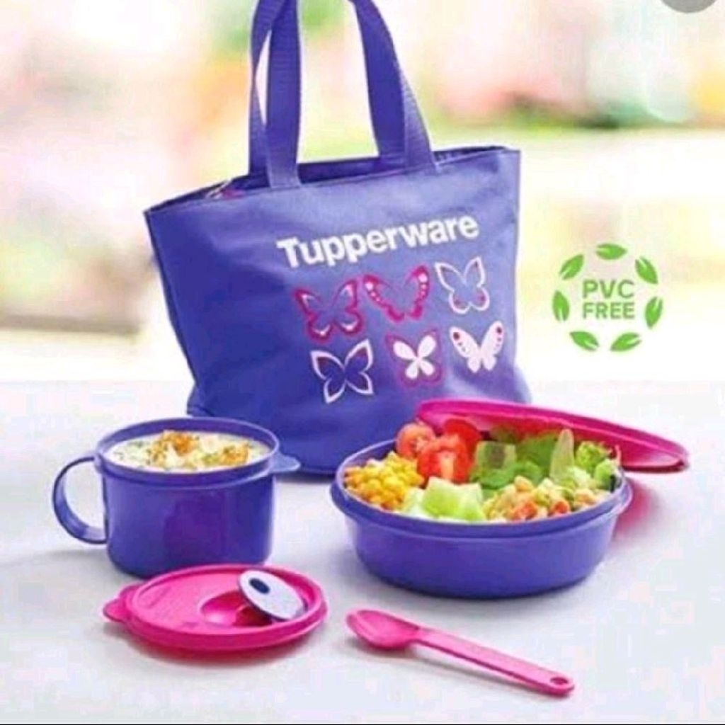 Tempat Makan Delight Set Tupperware Original