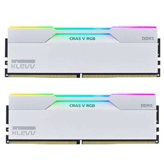 KLEVV CRAS V RGB DDR5 Brilliant White PC57600 32GB (2X16GB) / RAM 32GB