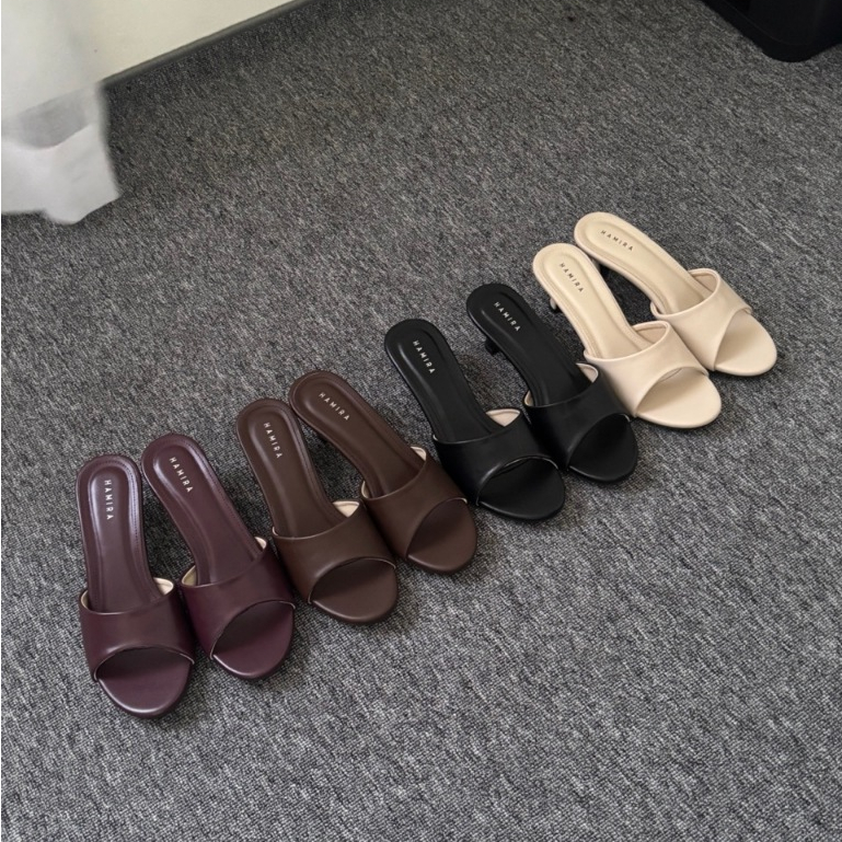 HAMIRA - Vale Sandal Heels 5cm | Sendal heels | slop heels | slip on