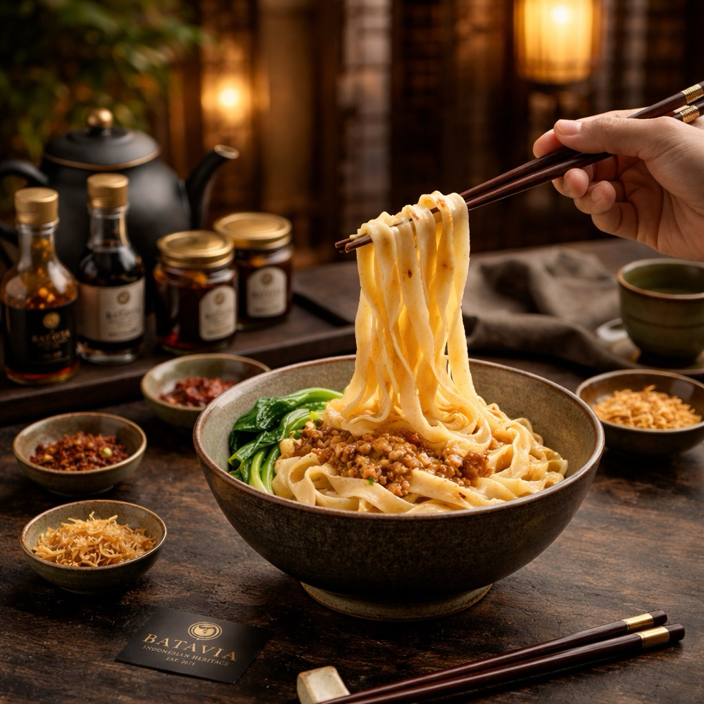 Mie Ayam Lebar Frozen Batavia l Comfort Food Praktis