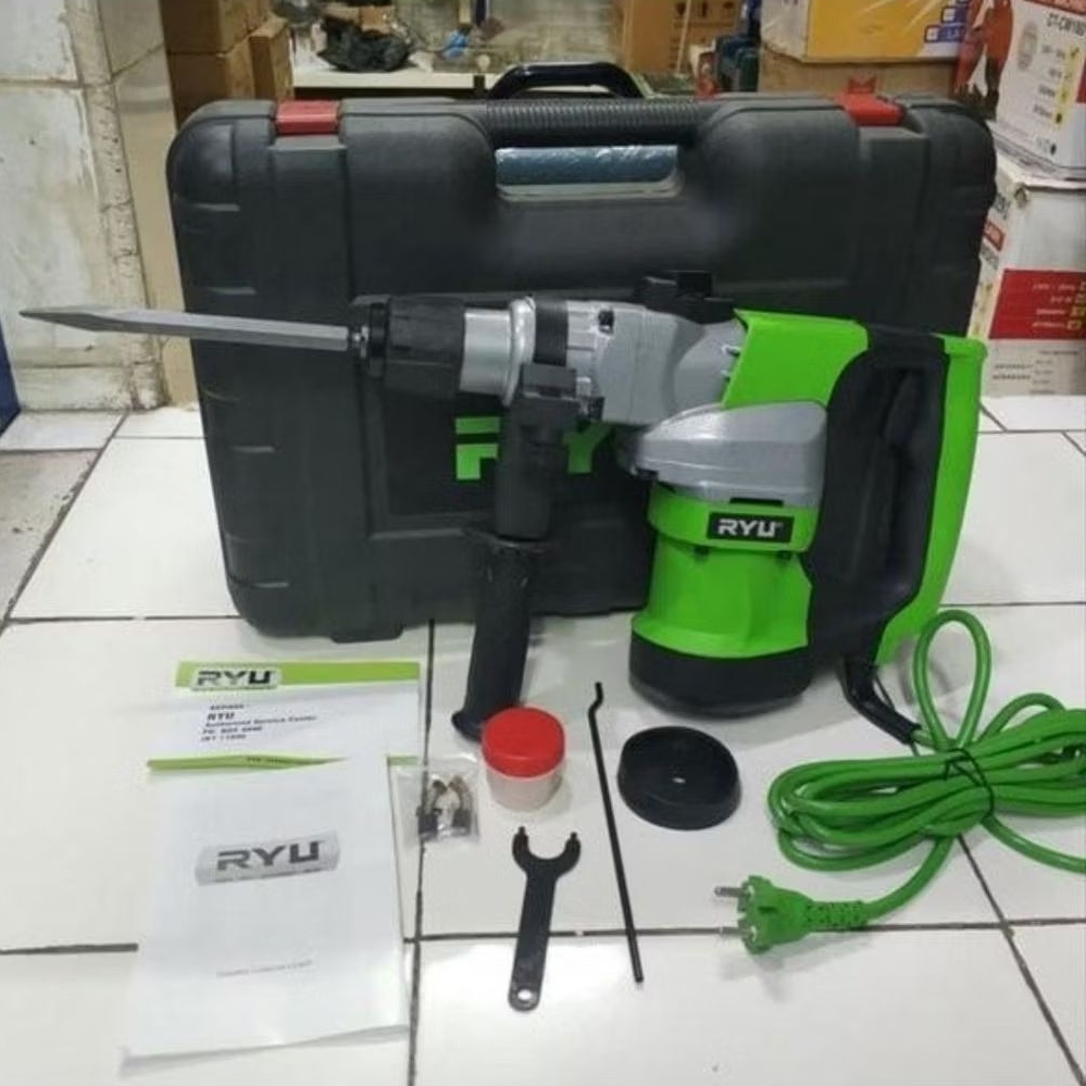 RYU RDH15 MESIN BOBOK BETON - DEMOLITION HAMMER RDH 15 JACK HAMMER