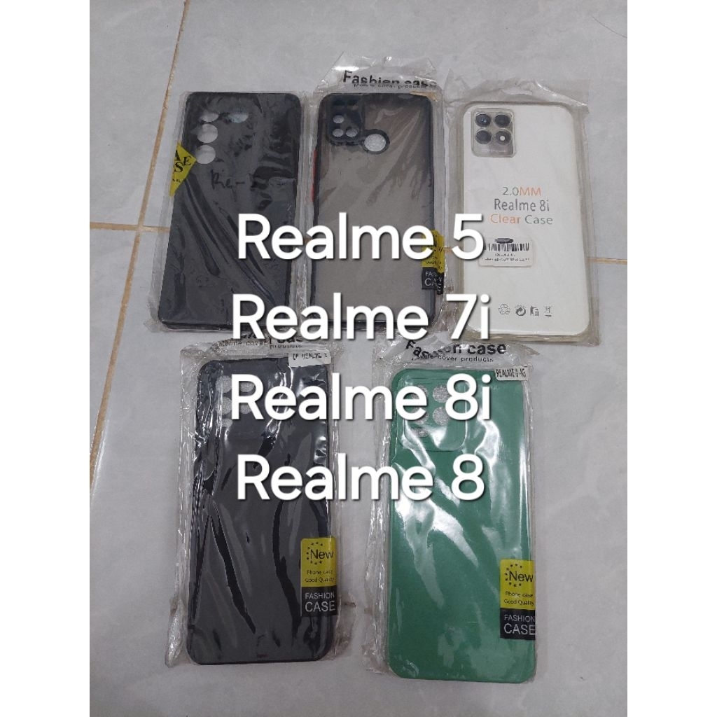 Softcase Pelindung Handphone Realme 5 / Realme 7i / Realme 8i / Realme 8