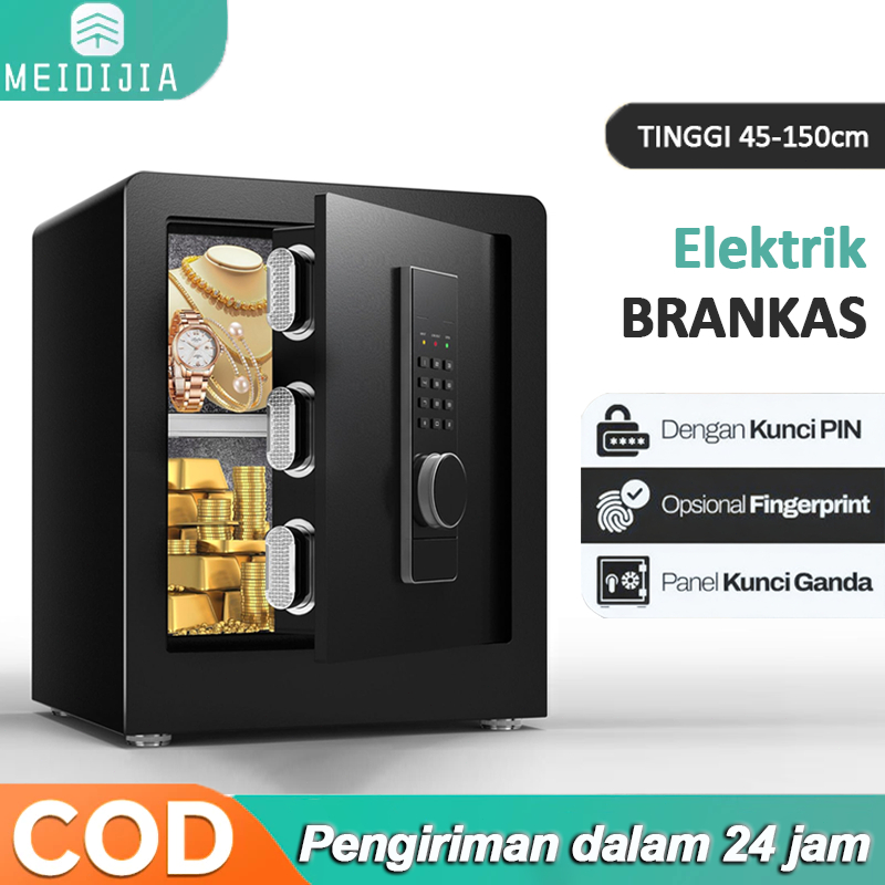 Brankas Besi Digital Penyimpanan Uang Brankas56*40CM Uang Elektrik Brankas