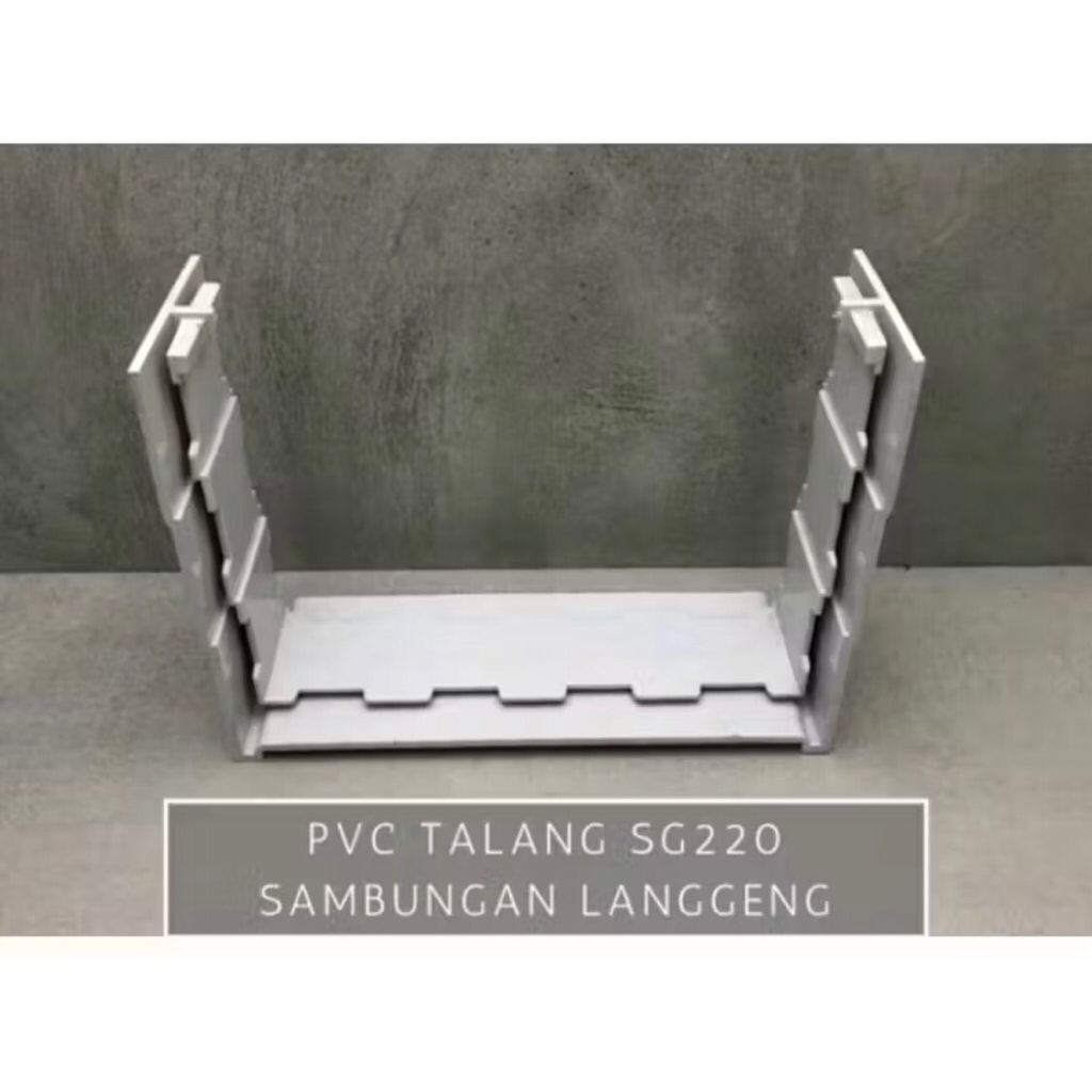 Sambungan Talang Air Kotak PVC SG 220 8” 8 Inch