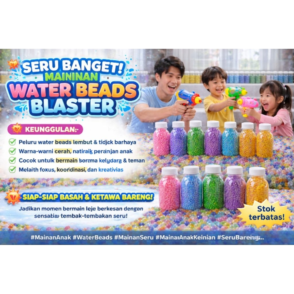 WGG WGB Water Beads Refil tembakan mainan
