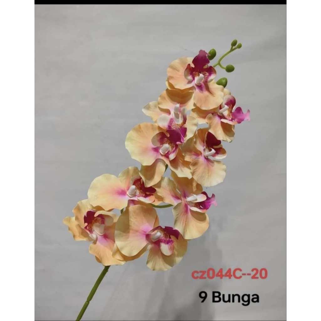 Anggrek Keriting Latex Artifiicial/Anggrek Keriting 9 Kuntum
