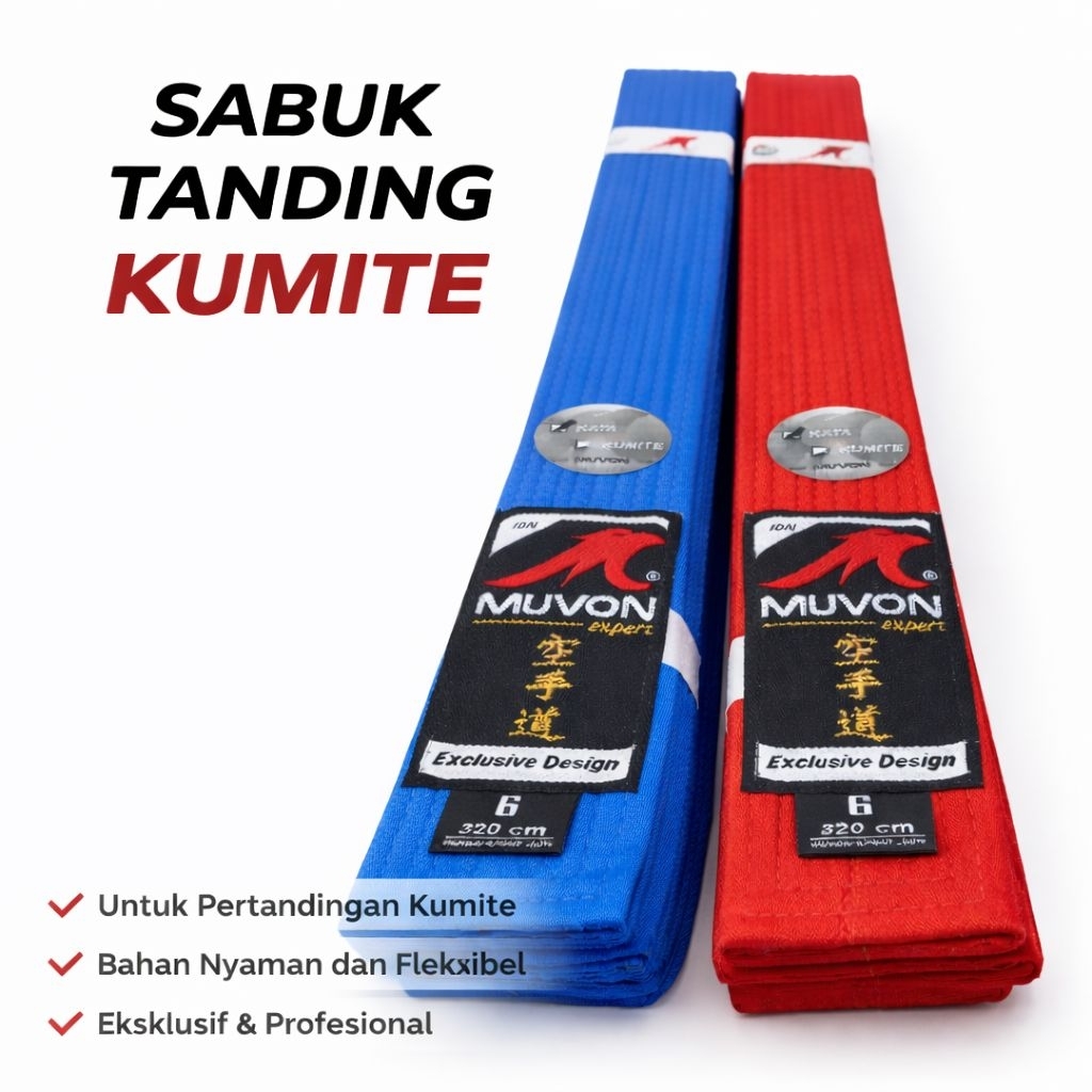 Sabuk Tanding Kumite Muvon (Pro Series)