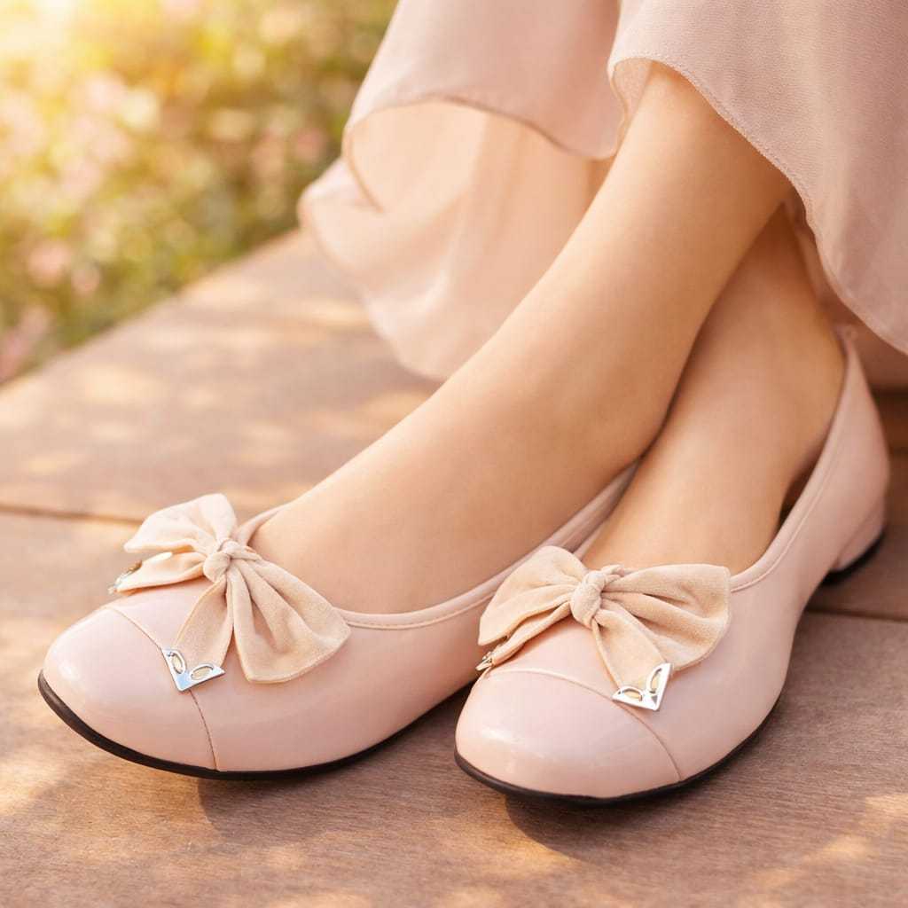 CUCI GUDANG KANNA Flatshoes Wanita Sepatu Flat Kerja Kantor Casual Murah
