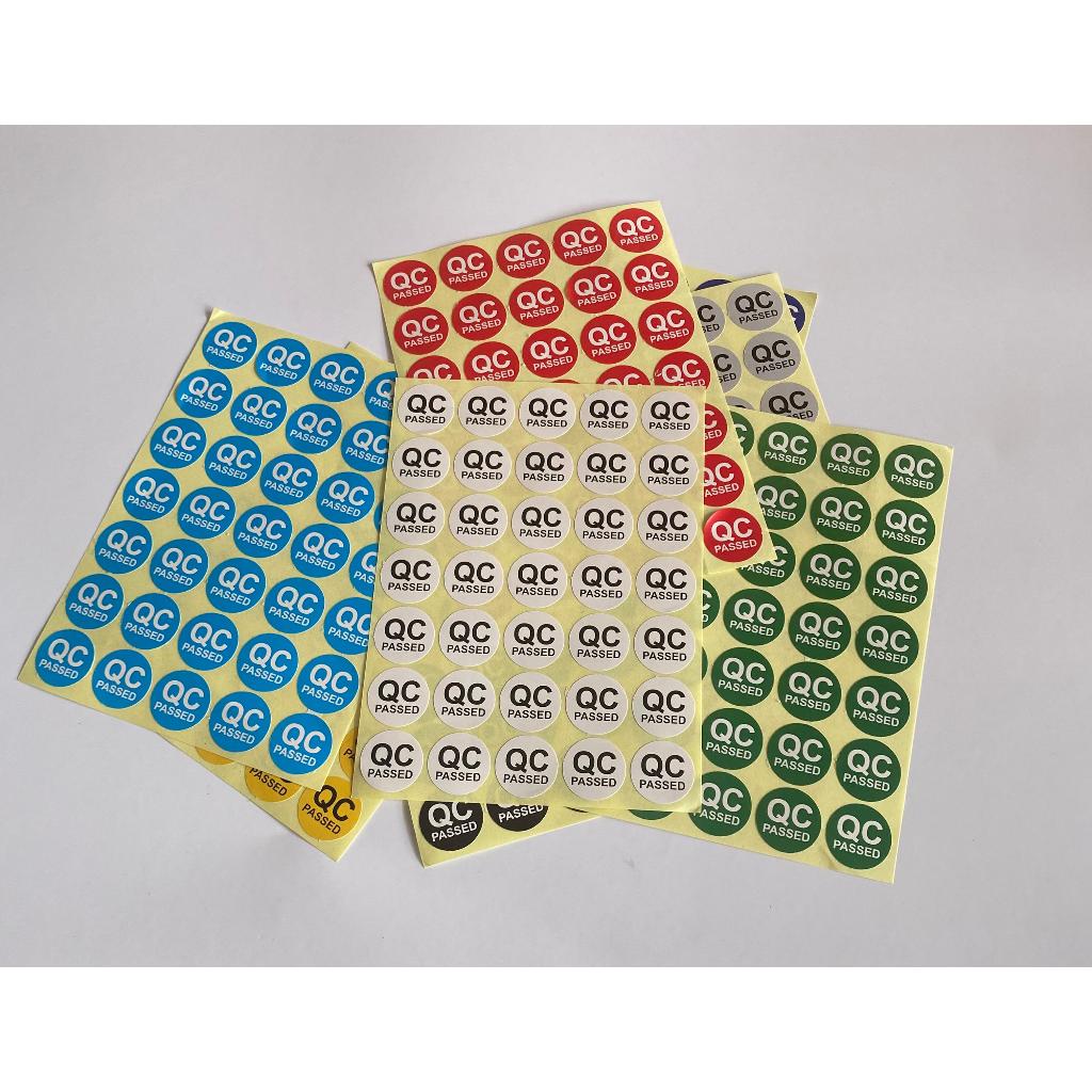 Stiker QC Passed 2 cm