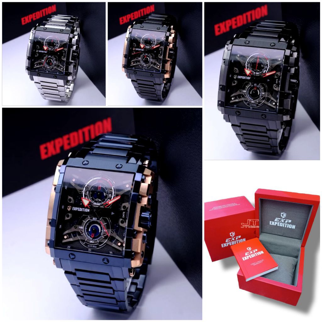 E6757 Jam Tangan Pria Expedition 6757 Original E6757