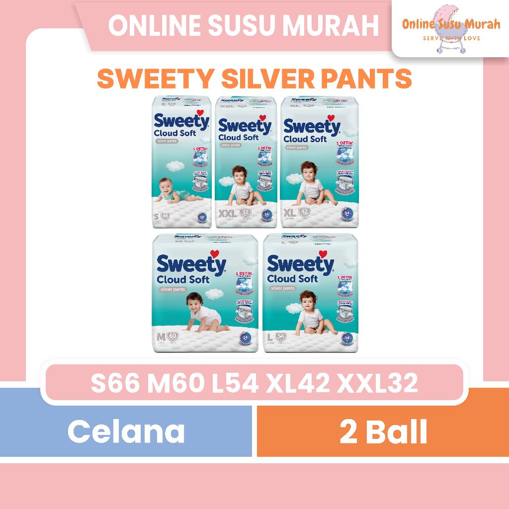 SWEETY SILVER PANTS S66 M60 L54 XL42 XXL32 CLOUD SOFT CUSHION S 66 M 60 L 54 XL 42 XXL 32 PPKS