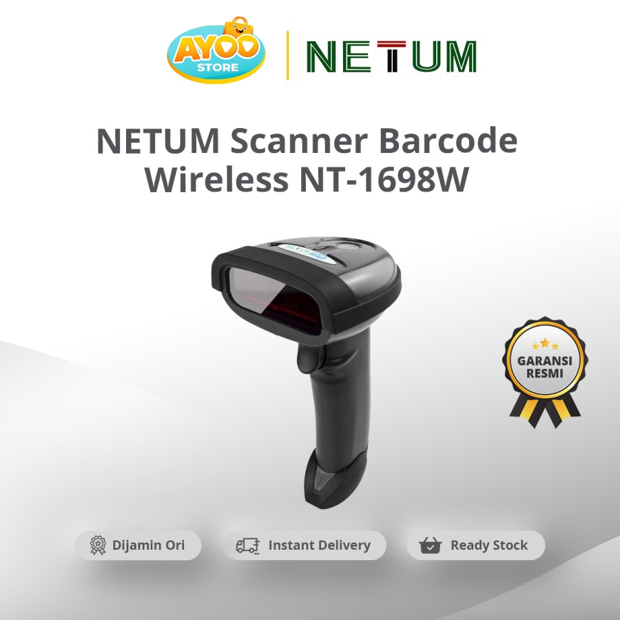 NETUM Scanner Barcode Wireless NT-1698W