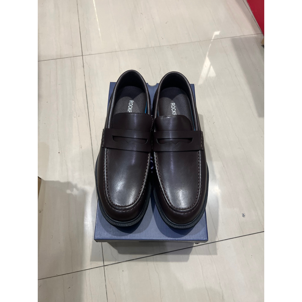 Rockport Maja Loafers Dark Brown 100% Original