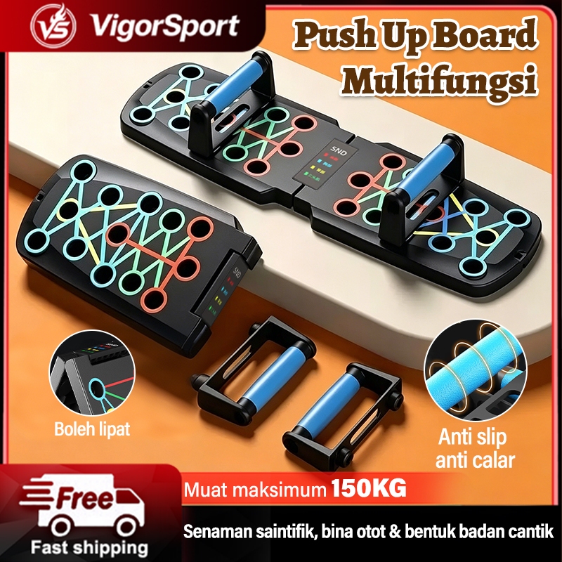 Push Up Board / Alat Olahraga Rumah / Alat Fitness / Olahraga Latihan Otot Tangan Perut