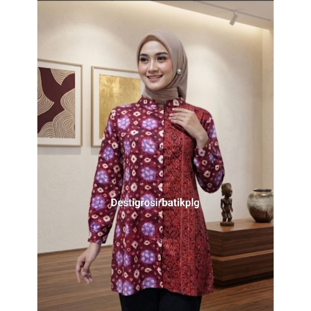 tunik jumputan dolby
