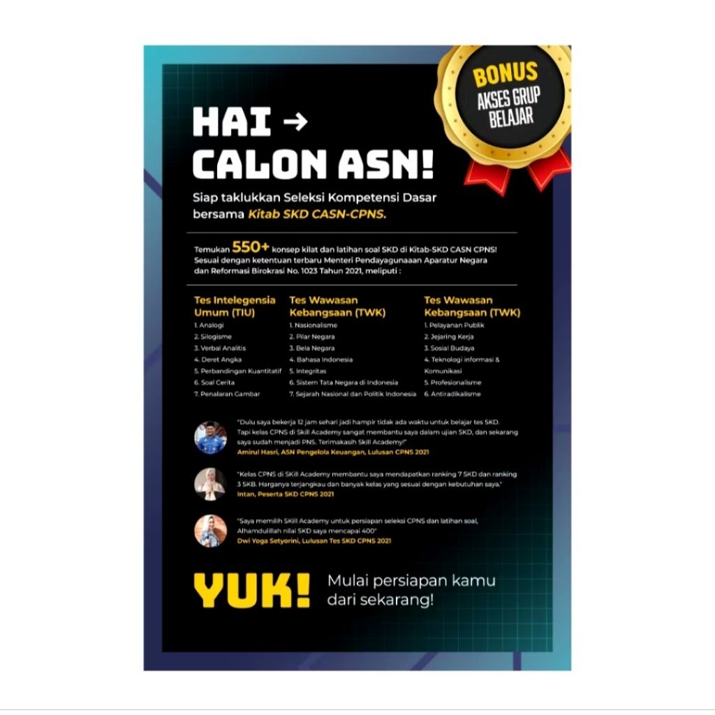 KITAB SKD CPNS RUANGGURU [PRE-ORDER]