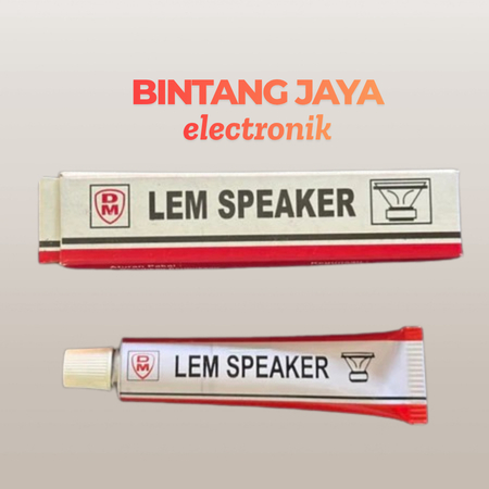 LEM SPEAKER DM HITAM / LEM DAUN SPEAKER