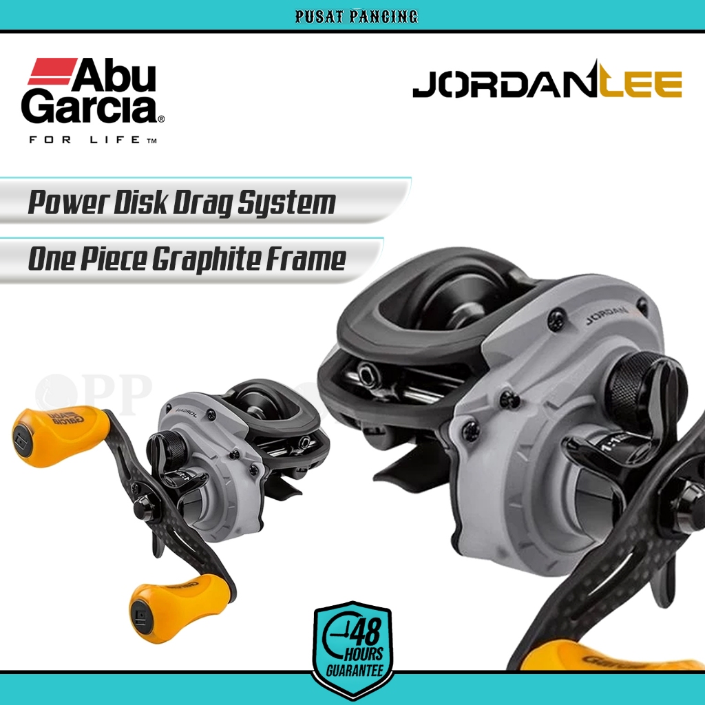 PUSATPANCING5 - Reel Pancing Baitcasting Abu Garcia Jordan Lee 10+1BB One Piece Graphite Frame Handl