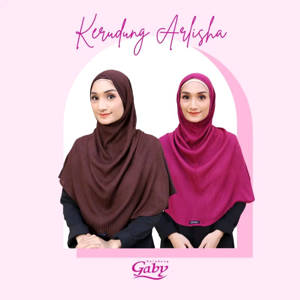 Khimar Arlisha Kerudung Gaby Grade B
