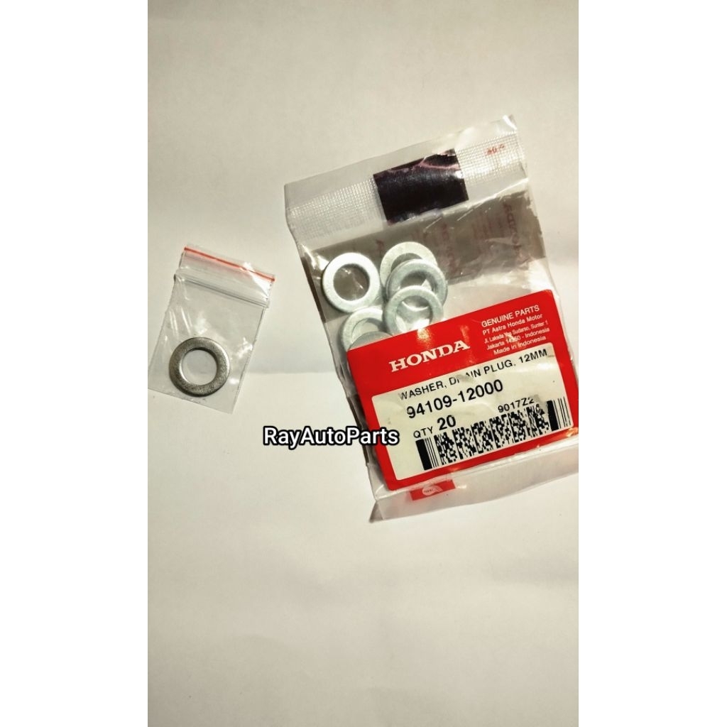 Ring baut tap oli honda ori,ring alumunium,ring oli